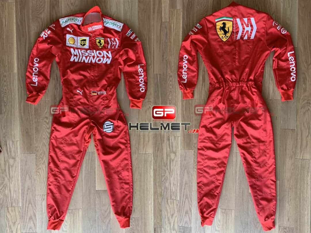 Sebastian Vettel 2019 replica Racing Suit Ferrari F1 | The GPBox