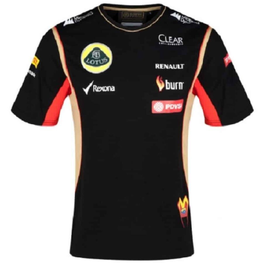 T-SHIRT Tee Adult Formula One 1 Lotus F1 Team PDVSA Sponsor 2014/5 ...